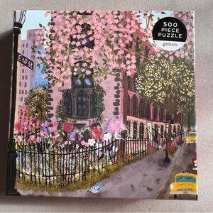 Galison 500 piece “Blooming Streets” jigsaw puzzle